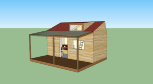 Plan d'une maison transportable