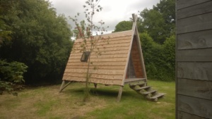 mini-maison en bois 1 chambre