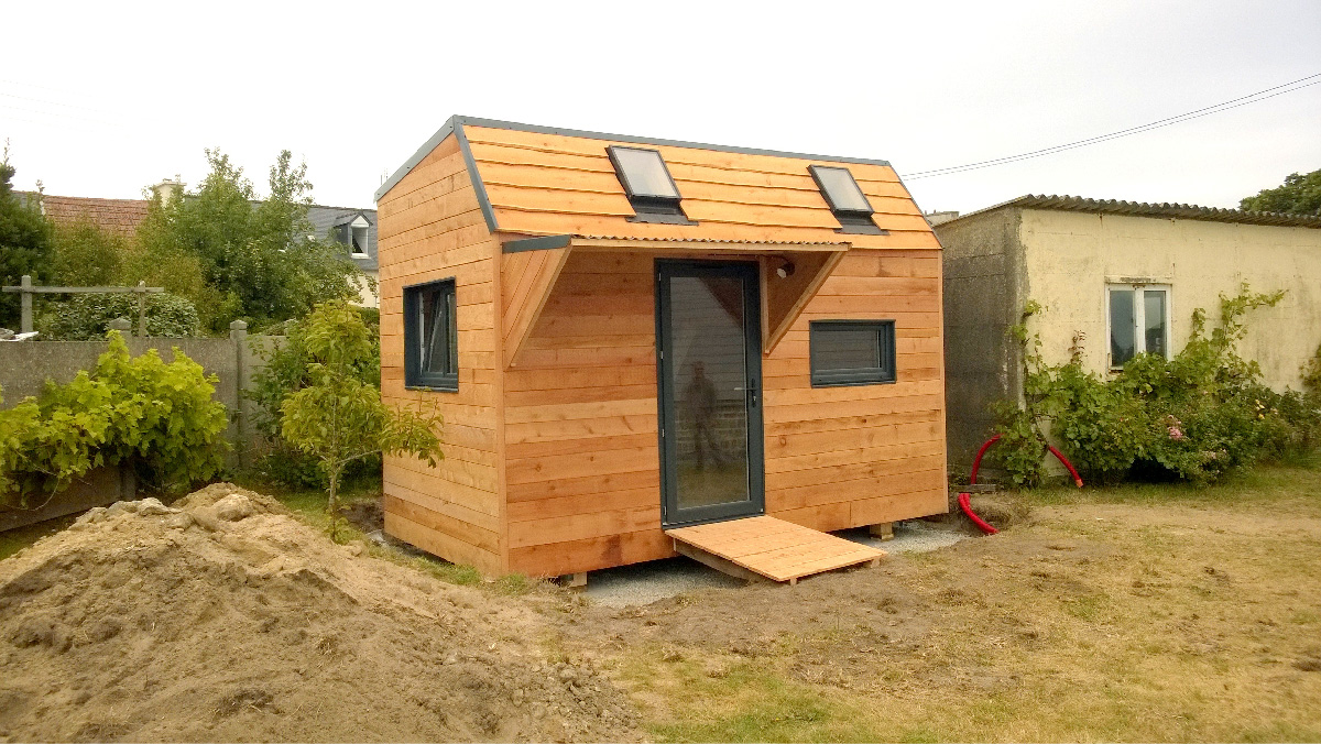 Une tiny house extension pour agrandir la maison